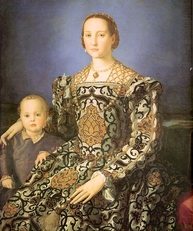 Agnolo Bronzino Eleanora di Toledo with her son Giovanni de' Medici china oil painting image